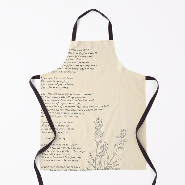 Item preview, This Is Me Trying Lyrics designed and sold by Alexandra-Ander.