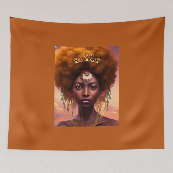 Item preview, Beautiful Afro Queen  Art Piece designed and sold by Sweet-A-Dsignz.