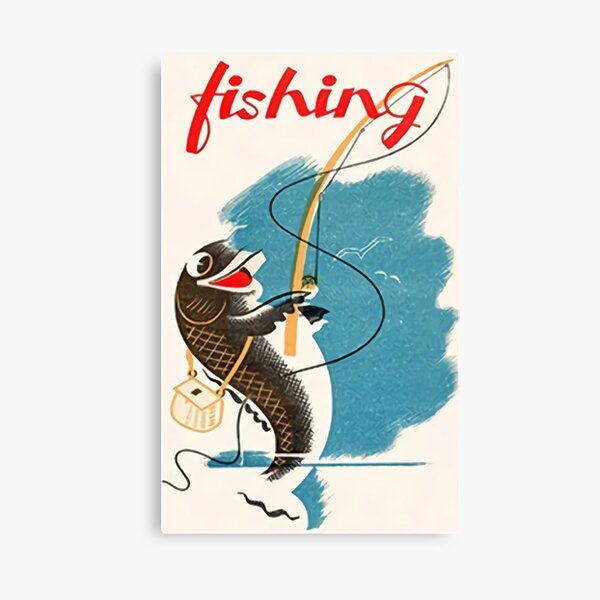 Item preview, Fun Vintage Fishing  designed and sold by RobrtDesign.