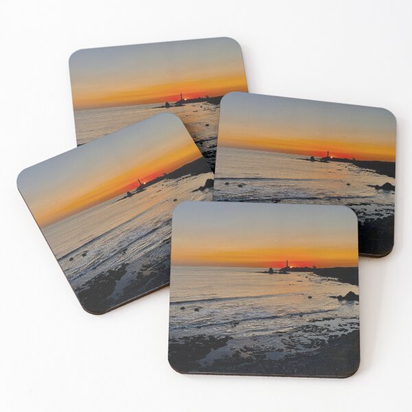 Item preview, Distant Lighthouse Sunset Pigeon Point designed and sold by Garry Gay.