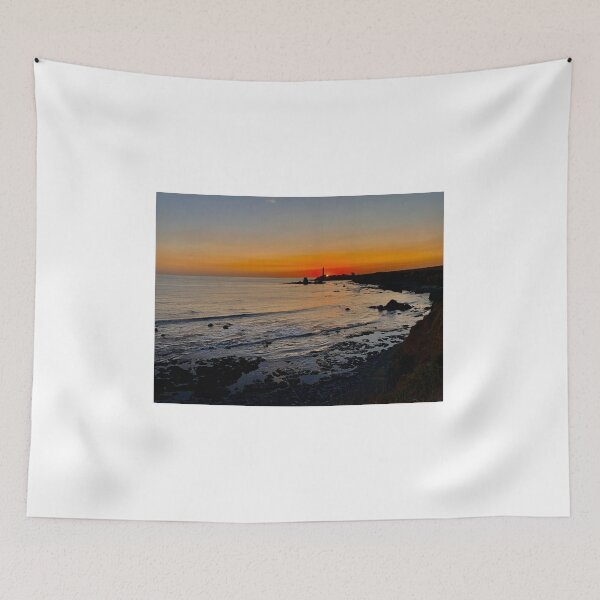 Item preview, Distant Lighthouse Sunset Pigeon Point designed and sold by Garry Gay.