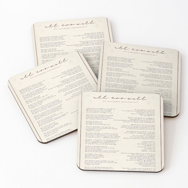 Item preview, All too well lyric designed and sold by Alexandra-Ander.