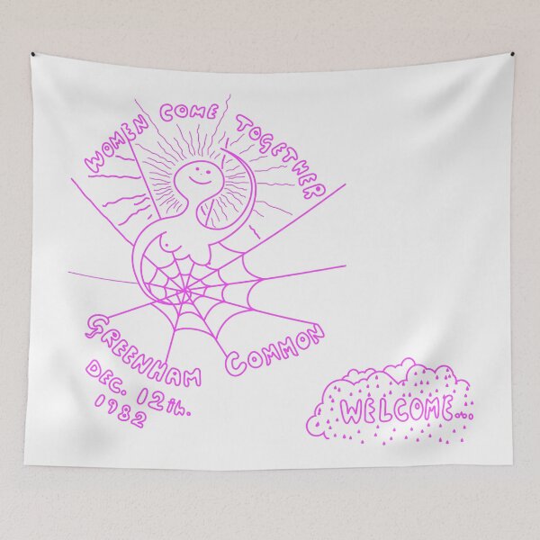 Item preview, Greenham Common Angel In Pink. designed and sold by digital-circus.