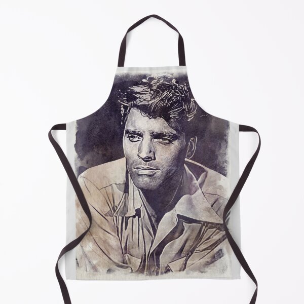 Item preview, Burt Lancaster Art - vintage watercolor - D27 designed and sold by DecoVintage.