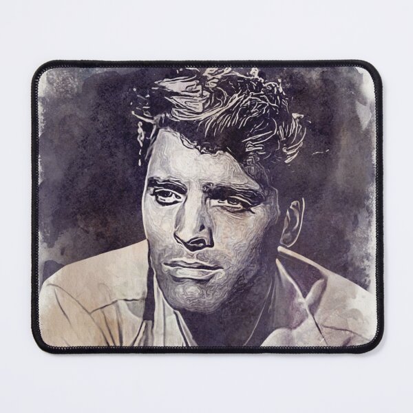 Item preview, Burt Lancaster Art - vintage watercolor - D27 designed and sold by DecoVintage.