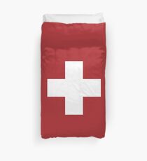 Swiss Cross Red Duvet Cover
