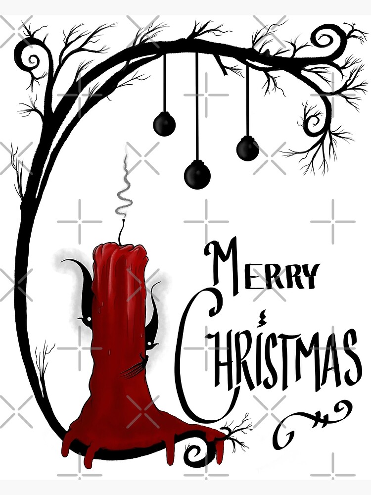 Thumbnail 2 of 2, Greeting Card, Candle Elves Greeting designed and sold by softnosferatu.