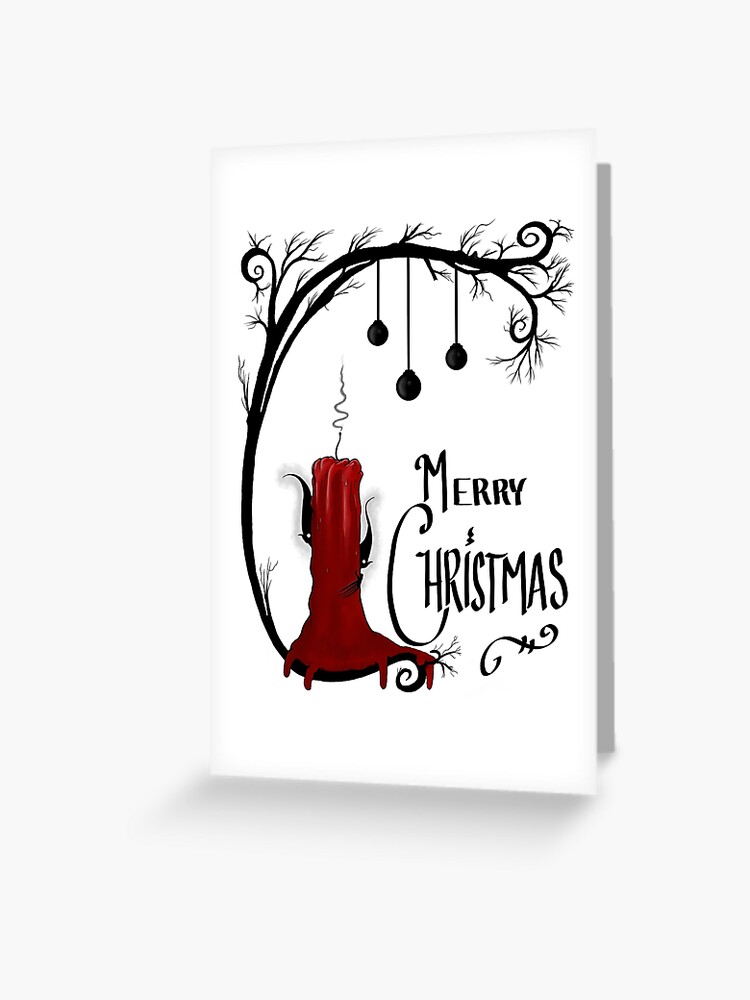 Thumbnail 1 of 2, Greeting Card, Candle Elves Greeting designed and sold by softnosferatu.