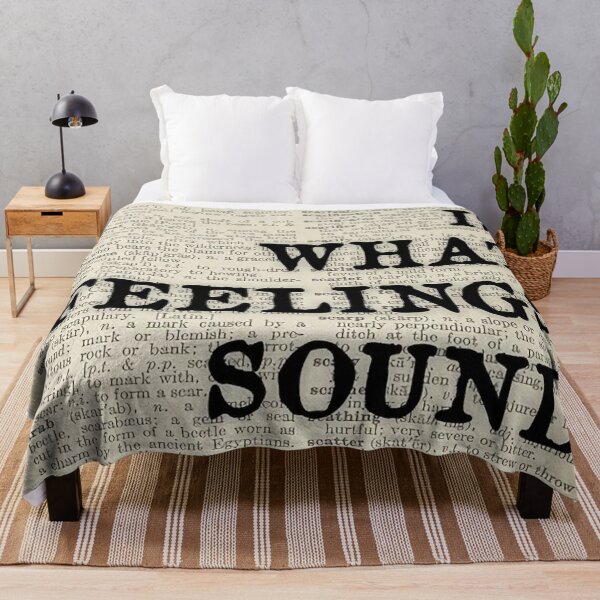 Item preview, Music Quote MUSIC IS WHAT FEELINGS SOUND LIKE designed and sold by RobrtDesign.