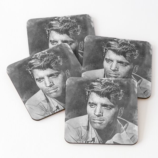 Item preview, Burt Lancaster Art - watercolor bw - D28 designed and sold by DecoVintage.
