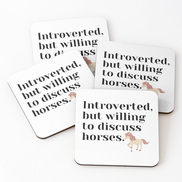Item preview, Introverted Horses designed and sold by SelenaJ.