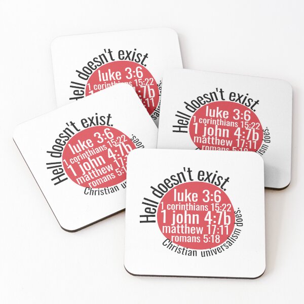Item preview, Hell doesn't exist. Christian universalism does.  designed and sold by holyqueerit.