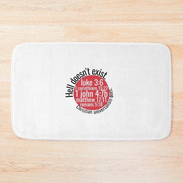 Item preview, Hell doesn't exist. Christian universalism does.  designed and sold by holyqueerit.