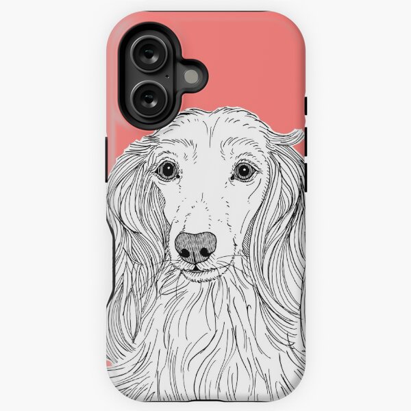 Item preview, Long Haired Dachshund Portrait designed and sold by Adam Regester.