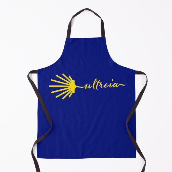 Item preview, Ultreia Typography Santiago Compostela Yellow Scallop Shell designed and sold by Brasilia.