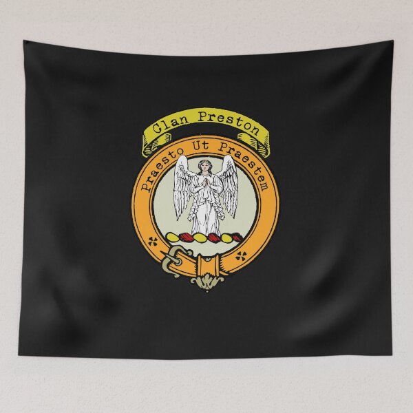 Item preview, Preston Clan Surname crest designed and sold by BagTown Clans.