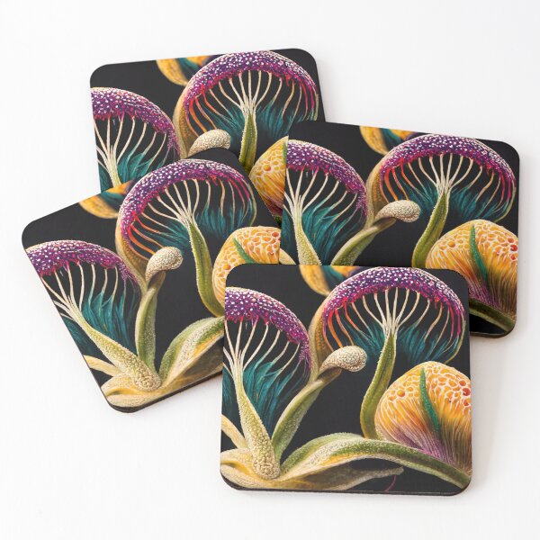 Item preview, mushroomcore botanical art designed and sold by B-outfiters.