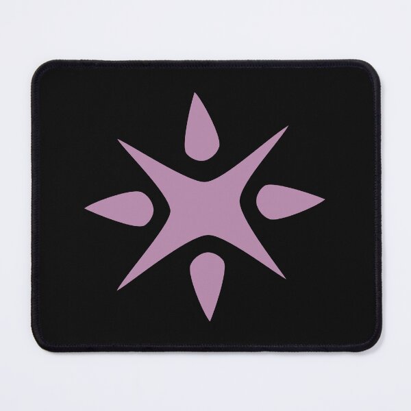 Item preview, Large Geometric abstract snowflake in mauve designed and sold by AngelDawnDesign.