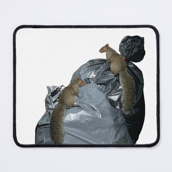 Item preview, 2 Squirrels on trash bags  designed and sold by Weijiajules.