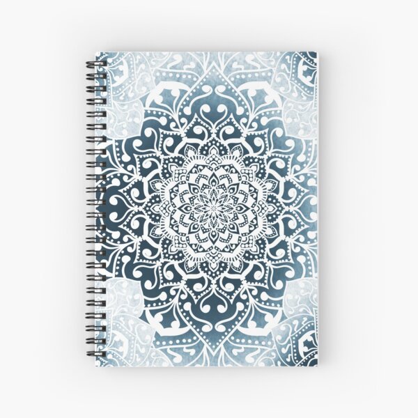WINTERFIELD MANDALA Spiral Notebook