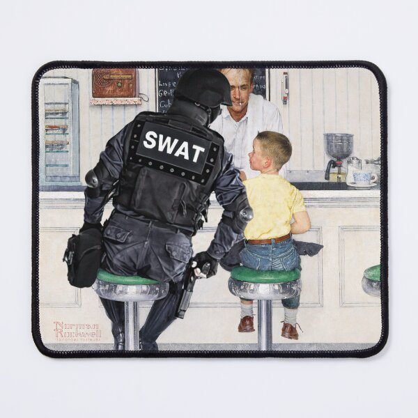 Item preview, SWAT - Parody of Rockwell's Runaway designed and sold by amuseXpress.