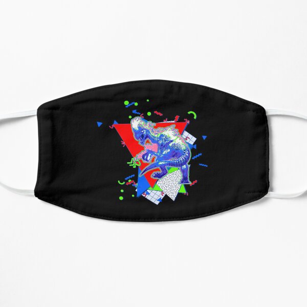Souleating Oviraptor *90s graphic design* Flat Mask