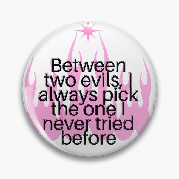 Item preview, between two evils  designed and sold by mvernondesigns.