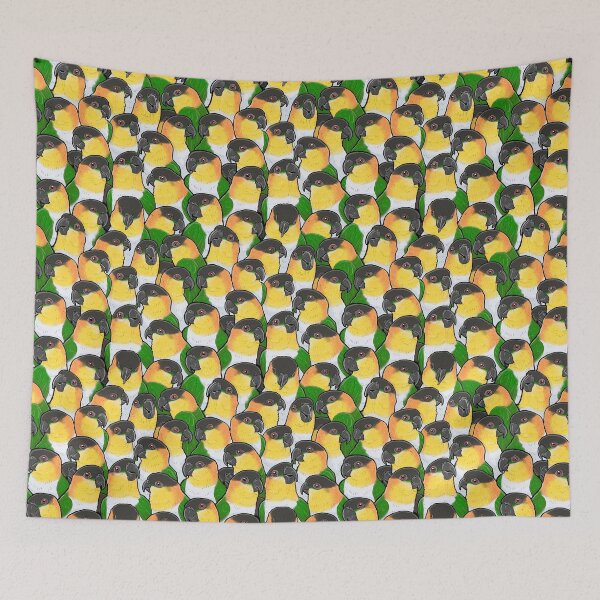 Item preview, Black-headed Caique Parrots designed and sold by MaratusFunk.