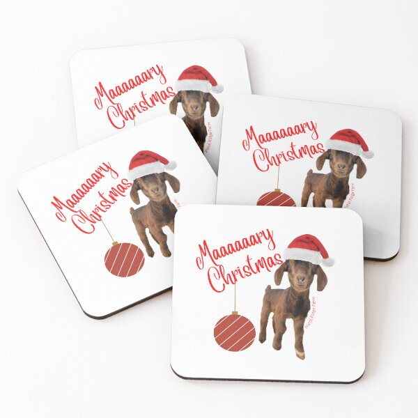 Item preview, Maaaaaary Christmas | Holiday Goats | Christmas Goats | Cute Goats | Funny Goats designed and sold by PistolRidgeFarm.