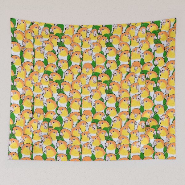 Item preview, White-bellied Caique Parrots designed and sold by MaratusFunk.