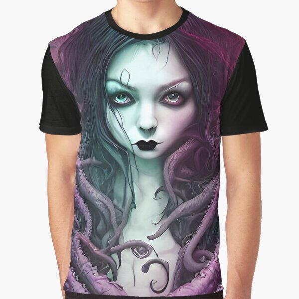 Ga naar het circuit Rijke man violist A beautiful gothic girl with purple tentacles wrapped around her in a  Cthulhu loving embrace" T-shirt for Sale by GhastlyThings | Redbubble |  beautiful graphic t-shirts - gothic graphic t-shirts - girl