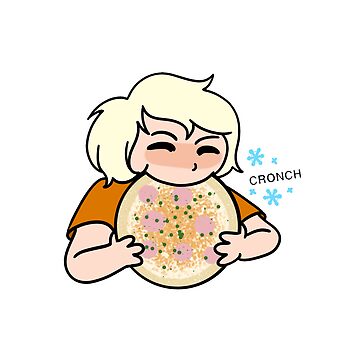 Artwork thumbnail, Brandon Eating Whole Frozen Pizza by RMScheller