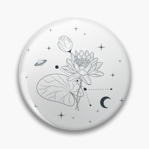 Item preview, July Water Lily Birth Month Flower Constellation designed and sold by OmniRoseArt.