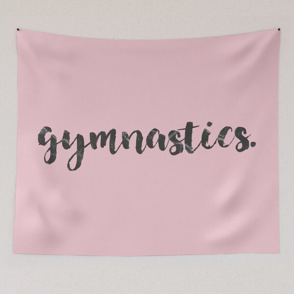 Item preview, gymnastics calligraphy  designed and sold by Flexiblepeople.