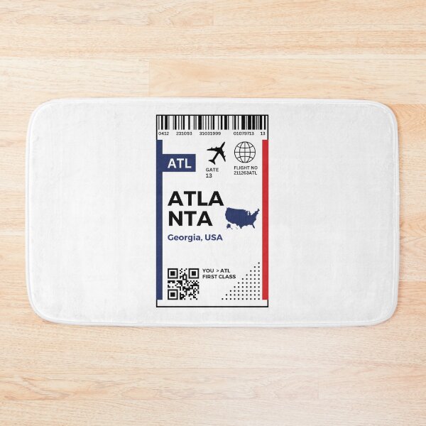 Item preview, Atlanta Flight Ticket Boarding Pass Travel designed and sold by Supra Designs.
