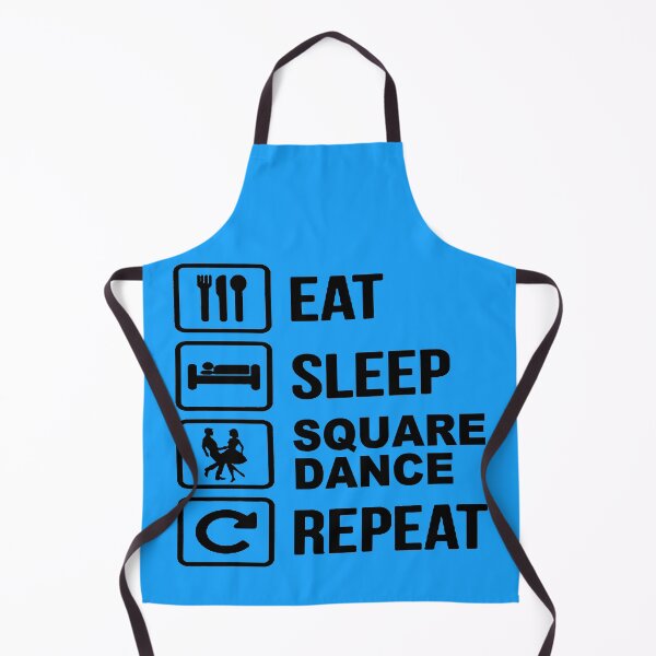 Item preview, Eat Sleep SD Repeat BLK designed and sold by Square Dancing Gifts & Merchandise.