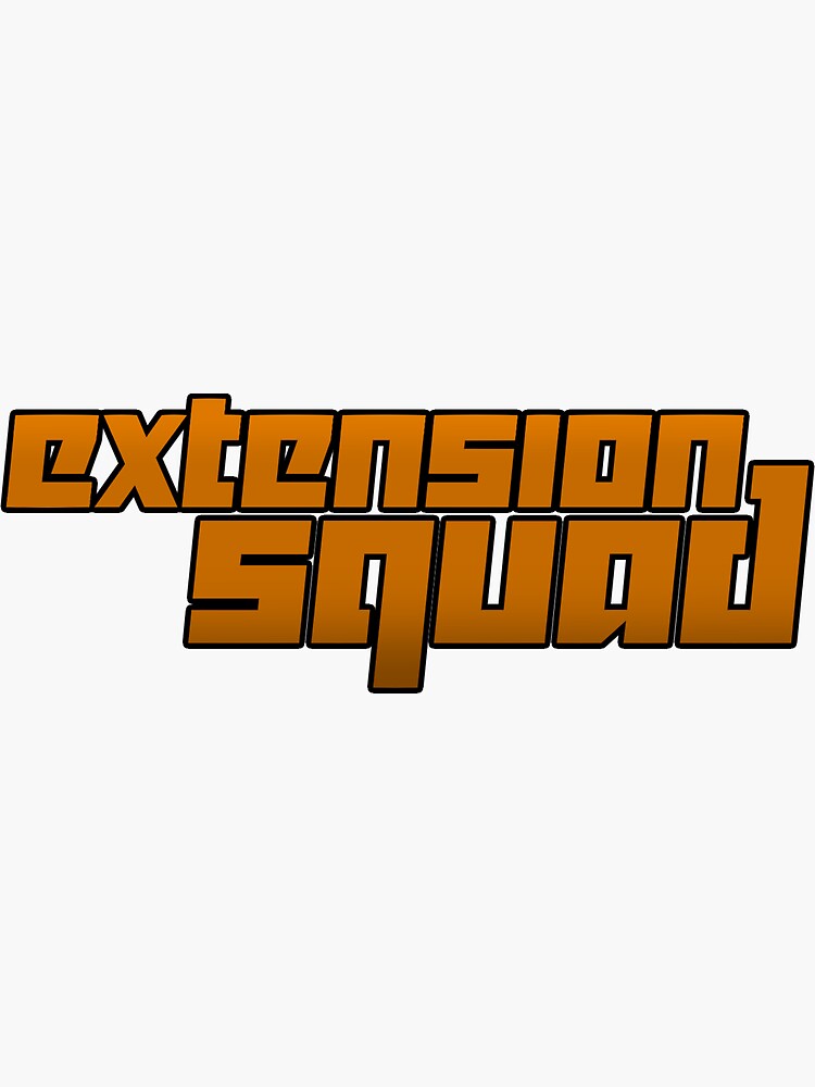 Thumbnail 3 of 3, Sticker, Extension Squad logo designed and sold by RMScheller.