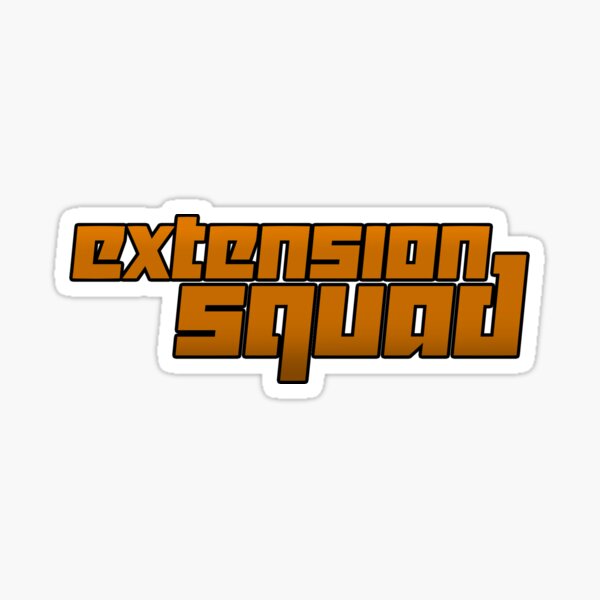 Extension Squad logo Sticker