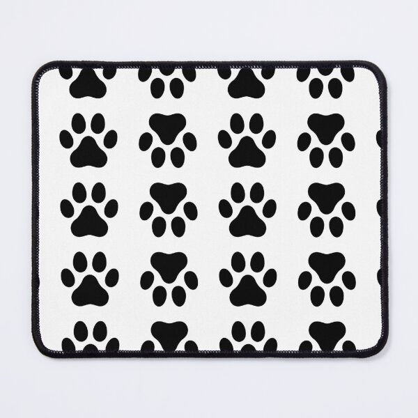 Item preview, Paw Pattern in Black and White designed and sold by andrewshih.