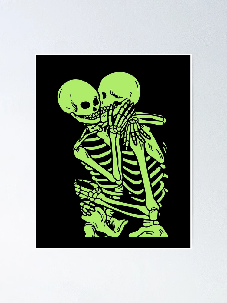 Smothered in Hugs Skeletons | Sticker