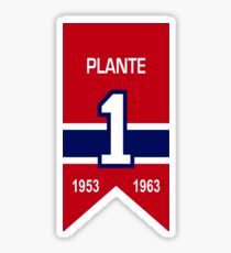 Jacques Plante - retired jersey #1 Sticker