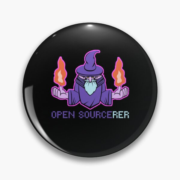 Item preview, Open Sourcerer | Software Developer Memes | Coder Meme (Wizard Theme) designed and sold by Mohamed5Naser.