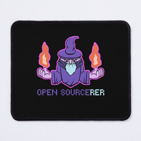 Item preview, Open Sourcerer | Software Developer Memes | Coder Meme (Wizard Theme) designed and sold by Mohamed5Naser.