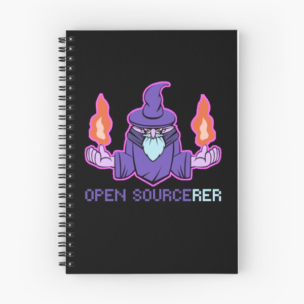 Item preview, Open Sourcerer | Software Developer Memes | Coder Meme (Wizard Theme) designed and sold by Mohamed5Naser.