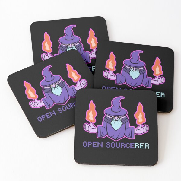 Item preview, Open Sourcerer | Software Developer Memes | Coder Meme (Wizard Theme) designed and sold by Mohamed5Naser.