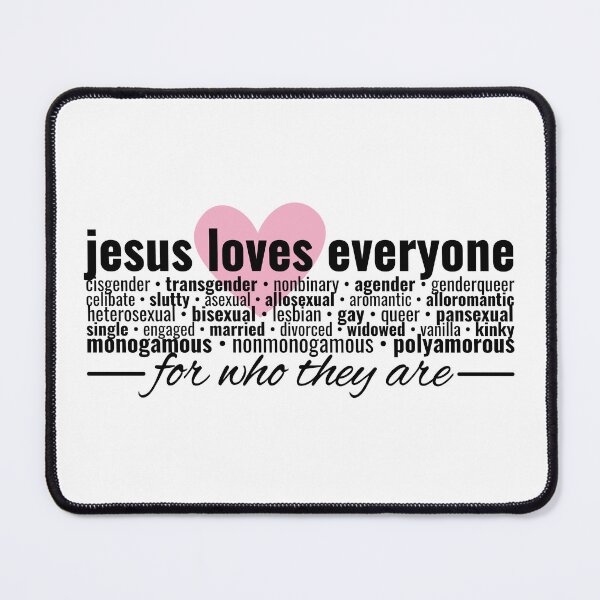 Item preview, Jesus Loves Everyone designed and sold by holyqueerit.