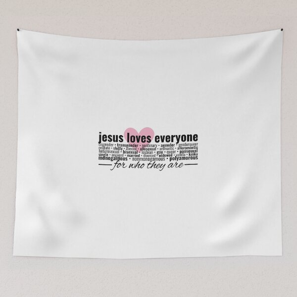 Item preview, Jesus Loves Everyone designed and sold by holyqueerit.