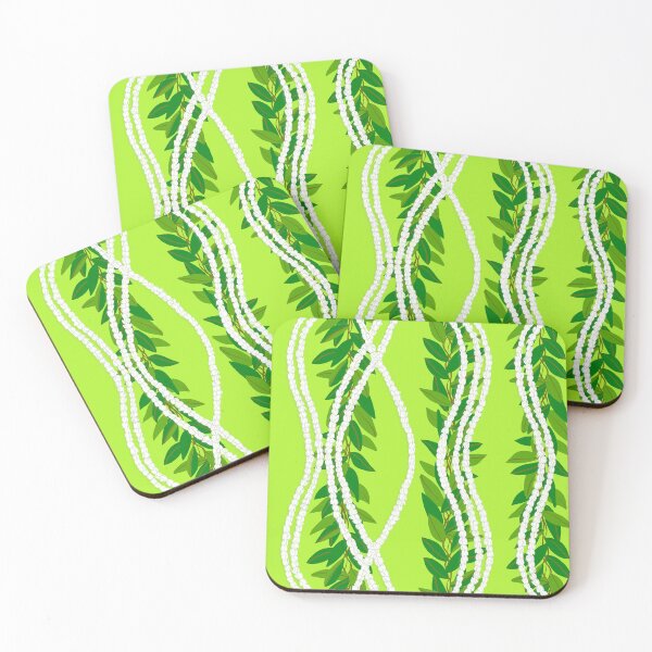Item preview, Hawaiian Maile and Pikake Lei on Lime designed and sold by Linda Maliuana.