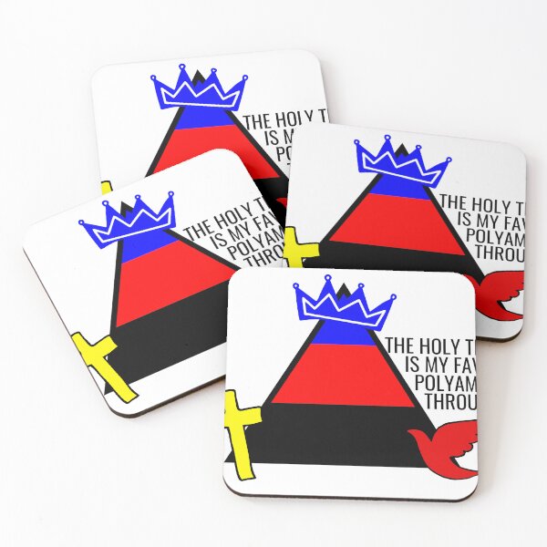 Item preview, The Holy Trinity is my favorite polyamorous throuple designed and sold by holyqueerit.