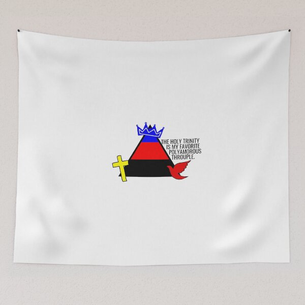 Item preview, The Holy Trinity is my favorite polyamorous throuple designed and sold by holyqueerit.